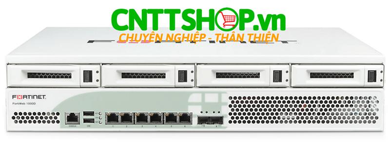 Fortinet FWB-1000D-BDL FortiWeb 1000D-BDL 2x GE SFP slots, 6x GE RJ45 ports (includes 4x bypass ports) 2 TB storage