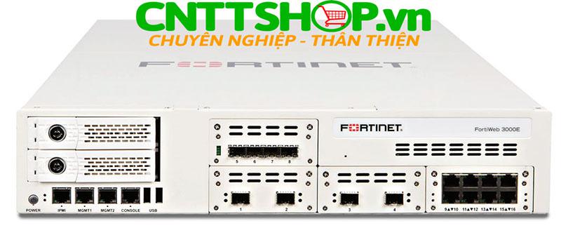 Fortinet FWB-3000E FortiWeb 3000E 4x 10 GE SFP+, 8x GE RJ45 bypass, 4x GE SFP, 2x 2 TB storage