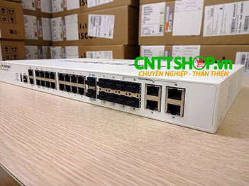 FG-100F Firewall FortiGate 100F with Multiple GE RJ45, GE SFP, 10GE SFP+ slots