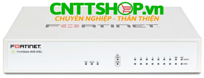 Tường lửa Fortinet FG-60E-DSL-BDL FortiGate-60E-DSL with 1 Year 8x5 UTM Protection License