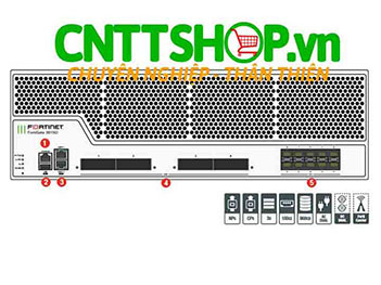 FG-3815D-DC-NEBS Firewall Fortinet FortiGate 3800D series