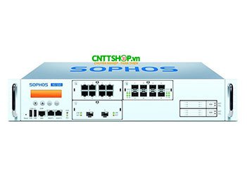 XG 650 HW Sophos XG 650 Rev. 2 XG65T2HUS Appliance with 8 GE FleXi Port module, 2 expansion bays