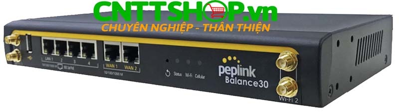 Thiết bị cân bằng tải Load Balancing Peplink 30 Pro BPL-031-LTEA Router