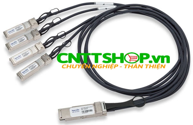Cable DAC Ruckus E40G-QSFP-4SFP-C-1001 QSFP Direct attack passive cable Twinax copper 1m Transceiver