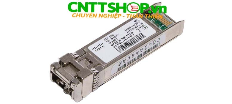 Module quang Cisco FET-10G SFP+ for MMF, 850-nm, LC Duplex, 100m Transceiver