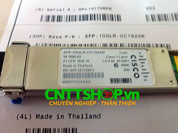 Cisco XFP-10GLR-OC192SR XFP SMF 1310-nm LC Duplex 10km
