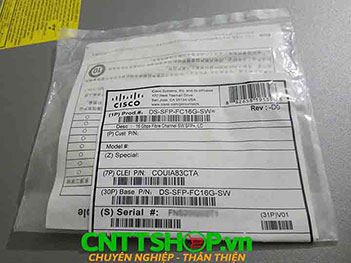Cisco DS-SFP-FC16G-SW 16 Gbps Fibre Channel SW SFP+, LC