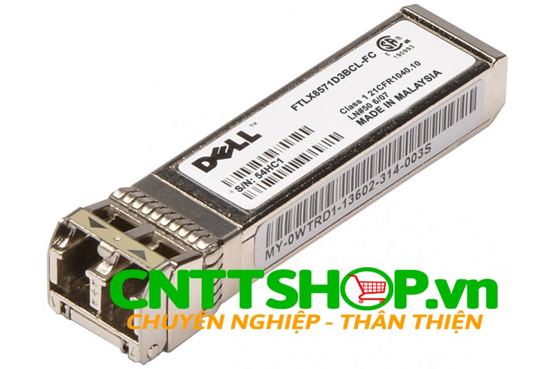 Phân phối module quang dell 407-BBUW Dell-Brocade 10GBASE-SR SFP+ LC MMF 300m Transceiver 1-Pack chính hãng giá tốt