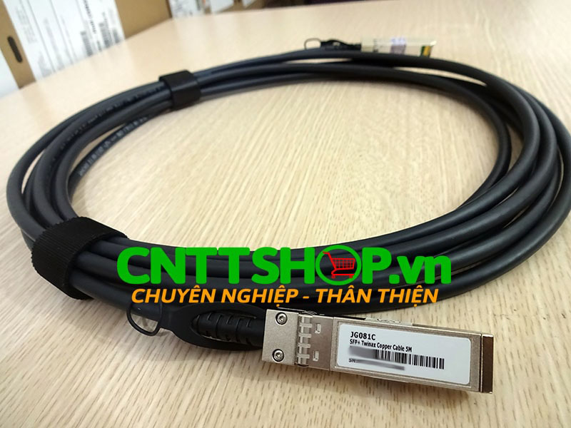 HPE JG081C FlexNetwork X240 10G SFP+ to SFP+ 5m Direct Attach Copper Cable