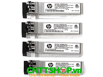 720998-001 HPE MSA 2040 8Gb Short Wave FC SFP+ 4-pack Transceiver
