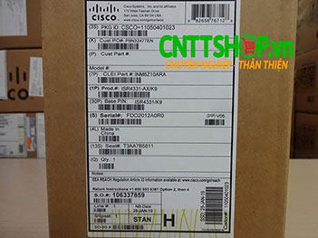 Router Cisco ISR4331-AX/K9 AX Bundle w/ IPBase APP, SEC license