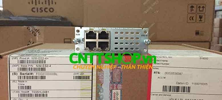 NIM-ES2-4 Router Cisco 4 Port GE Layer 2 LAN Switch NIM Module