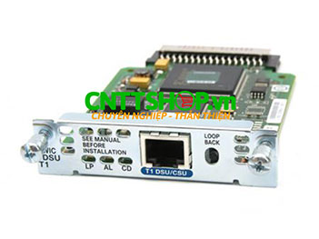 HWIC-1DSU-T1= - 1-Port T1/Fractional T1 DSU/CSU WAN Interface Card