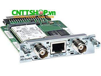 HWIC-3G-CDMA-V - ^3G HWIC Verizon EVDO Rev A/0/1xRTT 800/1900MHz, IOS 15.0(1)M