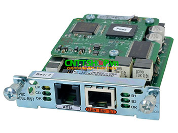 HWIC-ADSL-B/ST - ^2-port HWIC w/ 1-port ADSLoPOTS and 1-port ISDN BRI-S/T