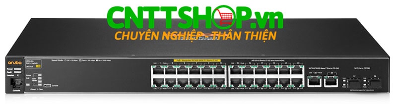 Switch Aruba J9779A 2530 24 Ports 10/100 PoE+ 195W, 4 Uplink Ports