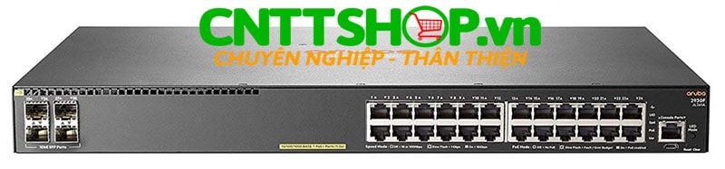 Switch Aruba JL261A 2930F 24 Ports 10/100/1000 PoE+ 370W, 4 SFP Uplink
