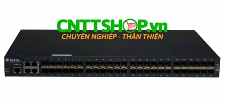 Switch BDCOM S2548GX 48 gigabit SFP ports, 4 gigabit SFP/Base-T combo ports