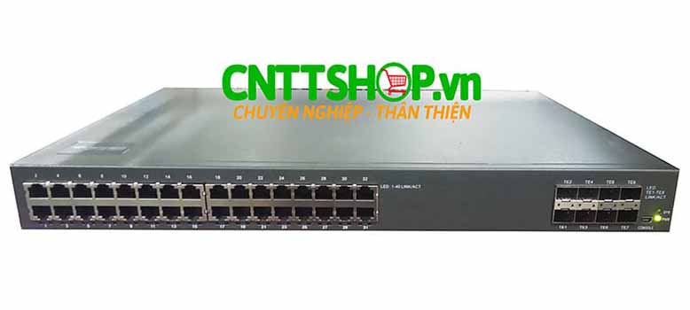 Switch BDCOM S3740 32 gigabit Base-T ports, 8 GE/10GE SFP+ ports
