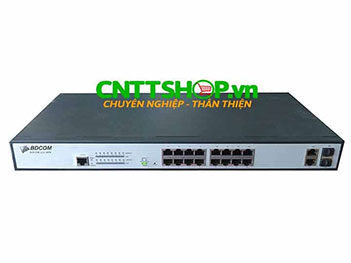 Switch BDCOM S2218PB 16 Ports PoE 330W, 2 Gigabit Combo Ports