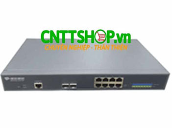 Switch BDCOM S2510P-DC 8 Gigabit POE Ports 150W, 2 gigabit SFP ports