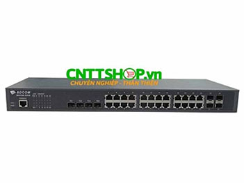 Switch BDCOM S2928P-800 24 GE POE 800W Ports, 4 GE/10GE SFP
