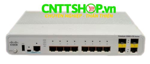 Switch Cisco WS-C2960CG-8TC-L (WS C2960CG 8TC L) - Cisco 2960-C Compact Switch 8 GE, 2 x Dual Purpose Uplink, LAN Base