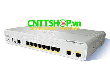 WS-C2960CPD-8PT-L Cisco Catalyst 2960C PD PSE 8 Port PoE+, 2 x 1G, LAN Base