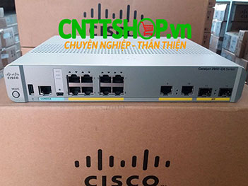 WS-C2960CX-8TC-L Cisco Catalyst 2960C 8 Port GE, 2 Combo Uplink, Lan Base