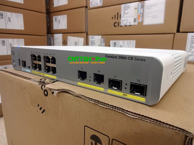 Switch Cisco WSC2960CX8PCL 2960CX 8 Ports GE PoE+ 124W