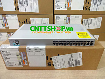 WS-C2960L-SM-24TQ Cisco Catalyst 2960L 24 Port GigE, 4 x 10G SFP+ LAN Lite