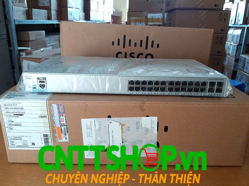 Switch Cisco WS-C2960L-SM-24TS 2960L 24 port GigE, 4 x 1G SFP LAN Lite