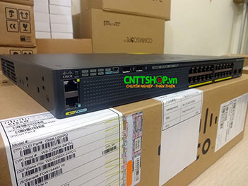 WS-C2960X-24PD-L Cisco Catalyst 2960X Stackable 24 Port GE, 2 SFP+ LAN Base