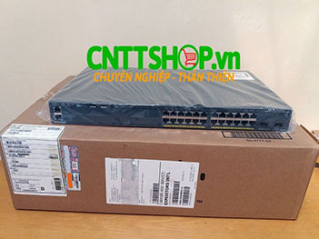 WS-C2960X-24TD-L Cisco Catalyst 2960X Stackable 24 Ports GE, 2 SFP+, LAN Base
