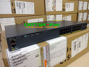 WS-C2960X-24TS-L Cisco Catalyst 2960X Stackable 24 Ports GE, 4 SFP, LAN Base