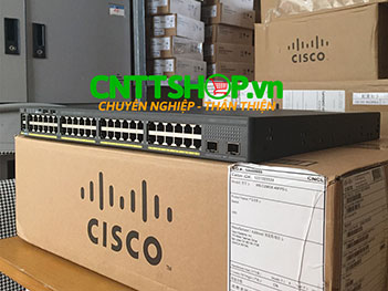 WS-C2960X-48FPD-L Cisco Catalyst 2960X Stackable 48GE PoE+ 740W, 2SFP+, LAN Base