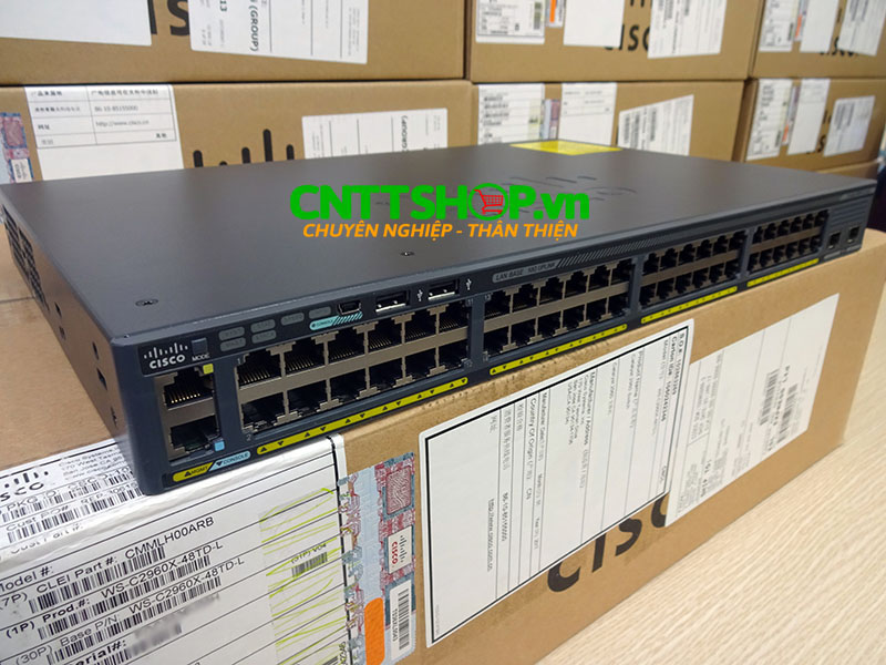 Switch Cisco WS-C2960X-48TD-L Catalyst 2960-X 48 GigE, 2 x 10G SFP+, LAN Base