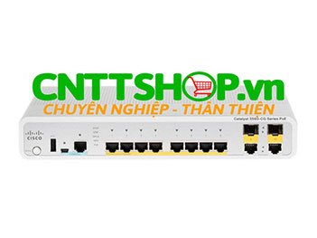 Switch Cisco WS-C3560CPD-8PT-S 8 porst GE PoE 2x 1G Copper Uplink IP Base