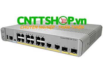 WS-C3560CX-12PD-S Cisco Catalyst 3560CX 12 Ports PoE+ 2x10G Uplinks IP Base
