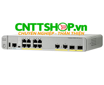 WS-C3560CX-8PC-S Cisco Catalyst 3560CX 8 Port GE PoE+, 2 Combo Uplink, IP Base
