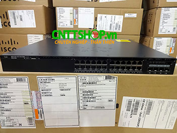 Switch Cisco WS-C3650-24PS-S 24 Ports GE PoE+ 4x1G Uplink IP Base