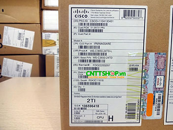 Switch Cisco WS-C3650-24TD-L 24 Ports GE, 2x10G Uplink LAN Base