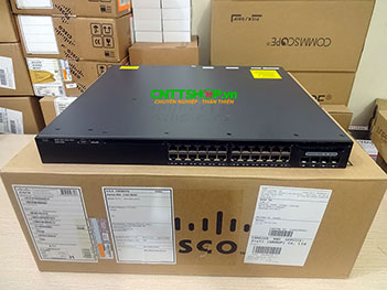 Switch Cisco WS-C3650-24TD-L 24 Ports GE, 2x10G Uplink LAN Base