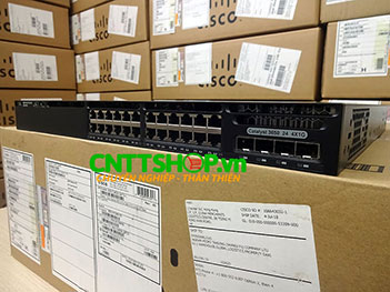 Switch Cisco WS-C3650-24TS-L 24 Ports GE, 4x1G Uplink LAN Base