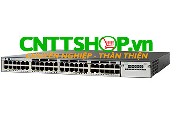 WS-C3750X-48PF-S Cisco Catalyst 3750X 48 Port Full PoE IP Base