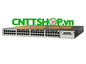 WS-C3850-48P-E Cisco Catalyst 3850 Stackbale 48 Port PoE+ IP Services
