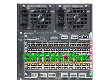 Switch Cisco WS-C4506-E 4506 (6-slot chassis), fan, no power supply