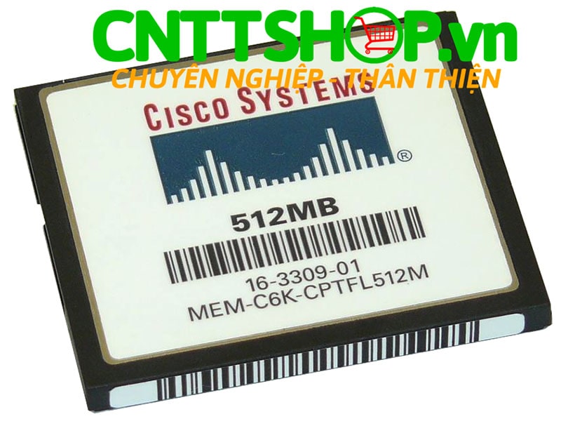 Cisco MEM-C6K-CPTFL512M Catalyst 6500 Sup720/Sup32 Compact Flash Mem 512MB