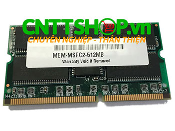 MEM-MSFC2-512MB Cisco Catalyst 6500 512MB DRAM on the MSFC2 or SUP720 MSFC3