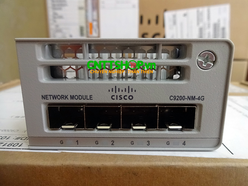 C9200-NM-4G Cisco Catalyst 9200 4 x 1GE Network Module